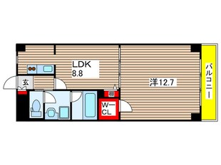 アドミ－ル桜山の物件間取画像